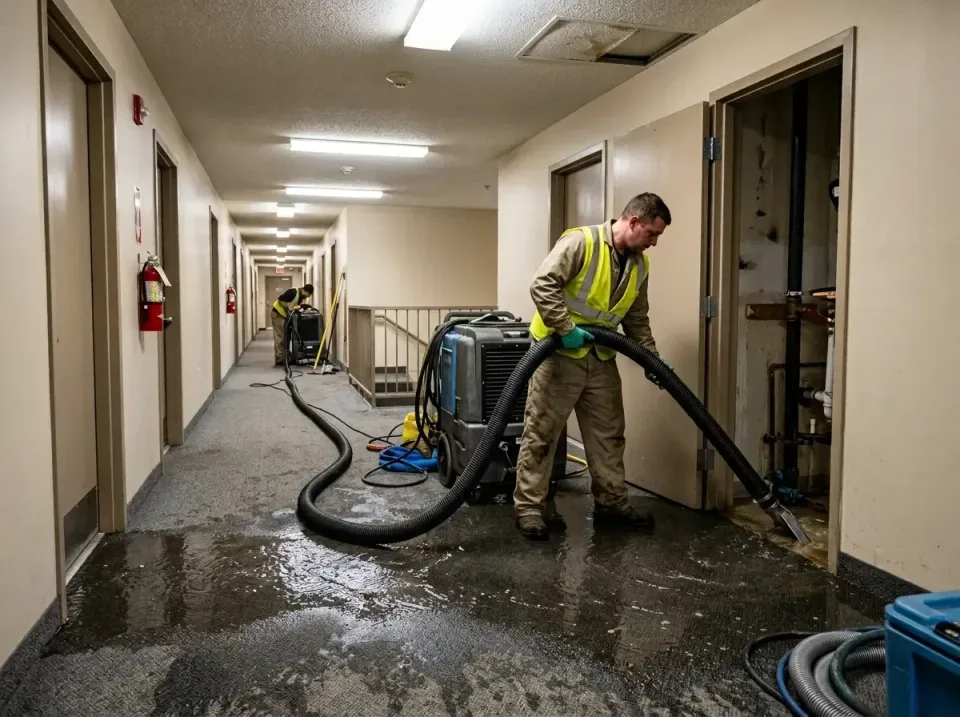 multi-unit-apartment-hallway-f-005 — frequently asked questions, Emergency Burst Pipe Water Extraction & Removal in Green Tr…